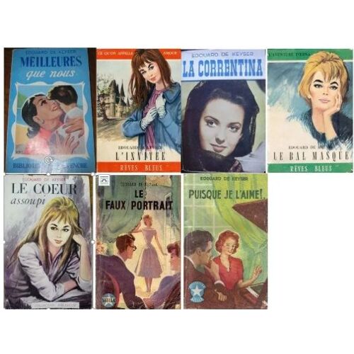 Edouard De Keyser-Lot De 15 Livres Des Années 20 À 60 -Tous Différents-État Correct