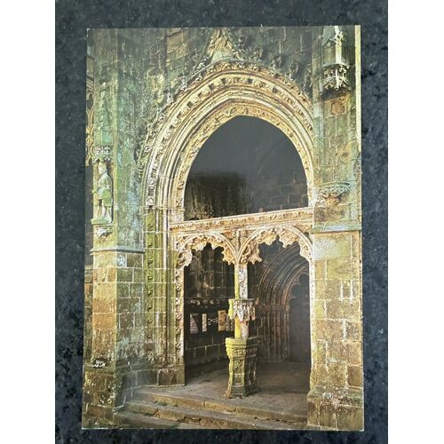 Carte Postale : Quimperlé - Porche De L'Église Saint-Michel