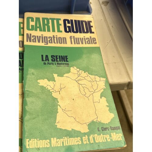Carte, Guide, Navigation, Fluviale La Seine 
