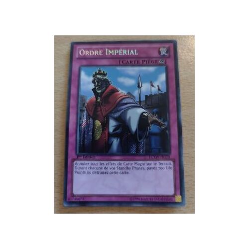 Yu Gi Oh Lcyw Fr178 Ordre Impérial Secrete Rare