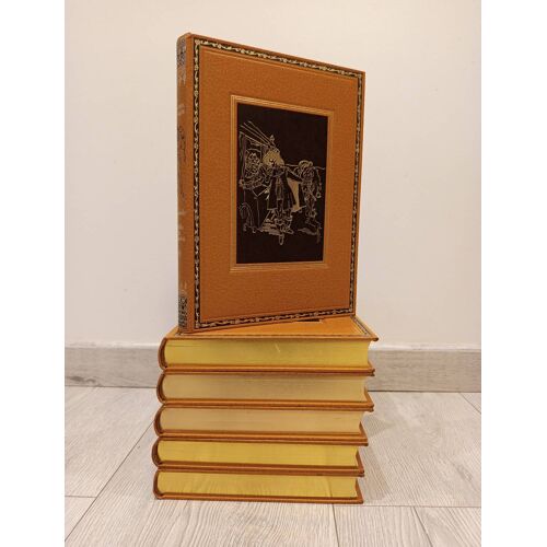 Don Quichotte Cervantes Edition Bibliophile 6 Volumes Complet Numerote Daniel Vierge 1976 Rare