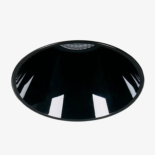 Spot LED encastré rond Ø5,3 cm sans cadre ni collerette, en aluminium Luisiana Noir