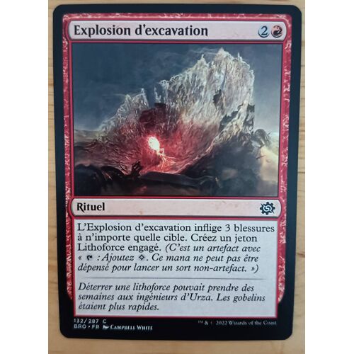 Excavation Explosion // Explosion D'Excavation (La Guerre Fratricide)