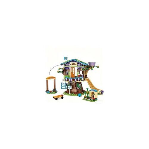 Cabane dans Arbre Blocs de Construction ¿ Maison Nature avec Toboggan ¿ Jeu Créatif Enfant ¿ Cadeau Fille Garçon