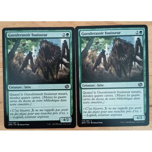 Burrowing Razormaw // Gueulerasoir Fouisseur (La Guerre Fratricide)
