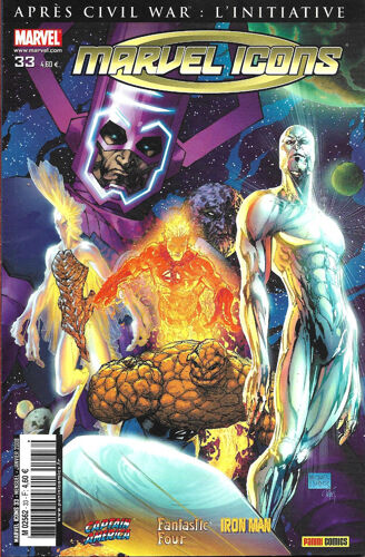 Marvel Icons N° 33 Reconstruction - Collector Edition - Panini Comics 2008 - [Fantastic Four Captain America Iron Man]