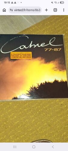 Disque Vinyle 33t Francis Cabrel Best Of 77 87