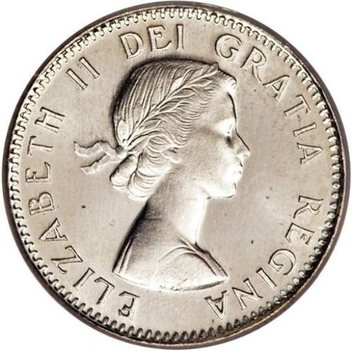 Pièce 10 Cents Canada Elizabeth Il - 1955
