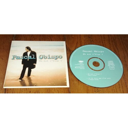 Cd Single Pascal Obispo " Où Est L'Élue ? " 2 Titres De 1994 ( Zazie) Epic