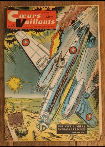 Coeurs Vaillants - N°45 - 1961 - Ancien Magazine Vintage