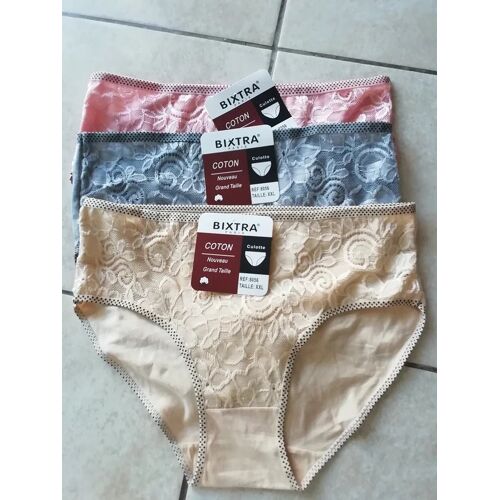 Lot De 3 Culottes En Coton Xl/Xxl Neuves!!