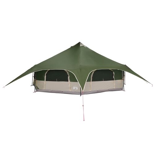 Vidaxl Tente Familiale Vert 18-Personnes