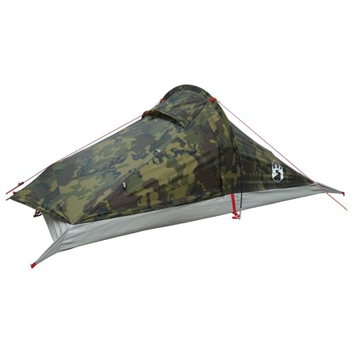 Vidaxl Tente De Randonnée Camouflage 2 Personnes