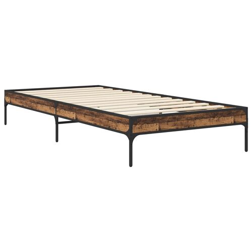 vidaXL Cadre de lit Bois ancien 80 x 200 cm Bois d'ingénierie