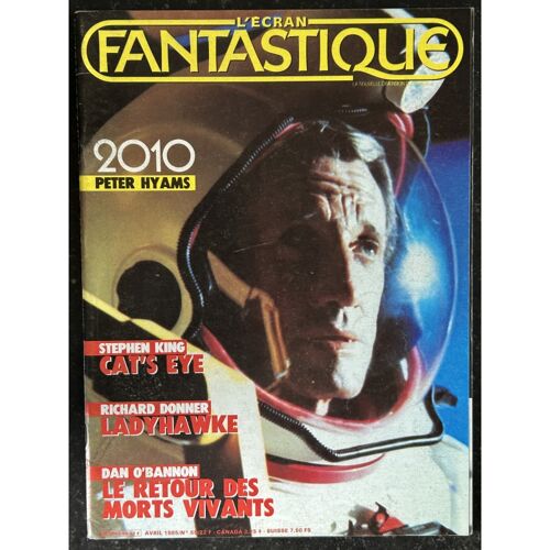 L'écran Fantastique N° 55 - 1985 - 2010 Peter Hyams Stephen King Cat's Eye Ladyhawke Le Retour Des Morts Vivants