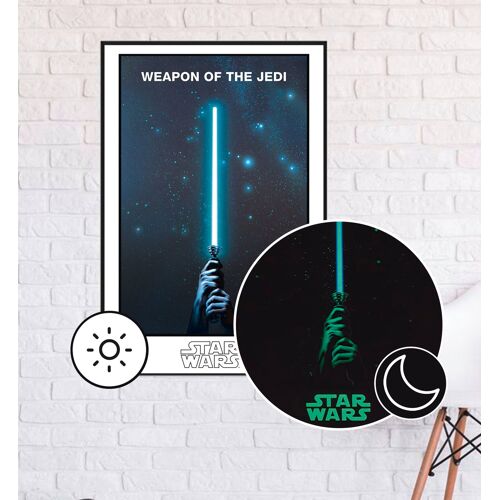 Affiche / Poster - Star Wars - Weapon Of The Jedi - Glow Ine The Dark - 61x91,5cm