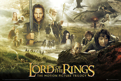 Affiche / Poster - Lord Of The Rings - Collage - 61x91,5cm