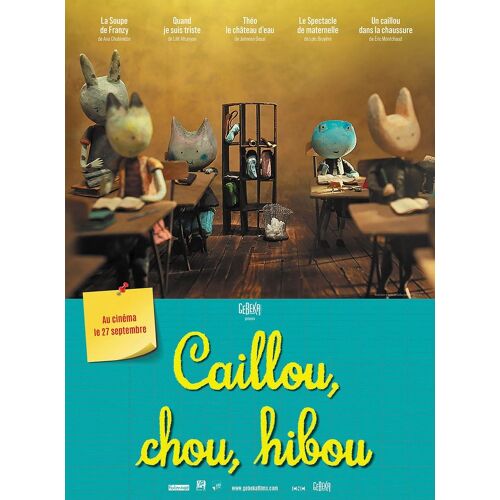 Affiche / Poster Cinéma Originale Envoi Plié - Caillou, Chou, Hibou - 120x160cm