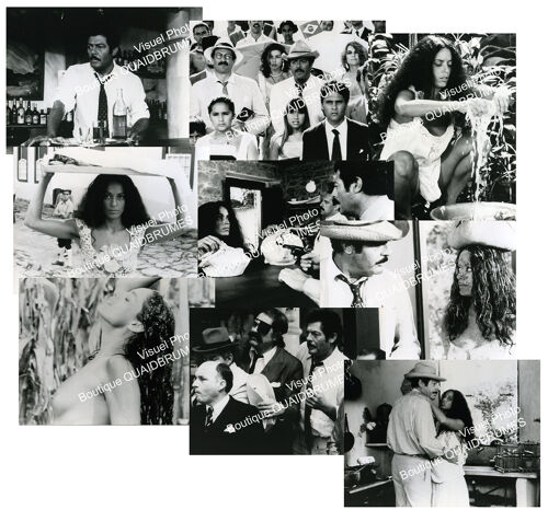 Gabriela : Jeu De 9 Photos Argentiques D'Exploitation Cinématographique - Format 17,5x24 Cm - De Bruno Barreto Avec Sonia Braga, Marcello Mastroianni, Antonio Cantafora, Paulo Goulart - 1983