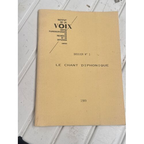 Le Chant D’ Meroni, 1989, Dossier Numéro Un