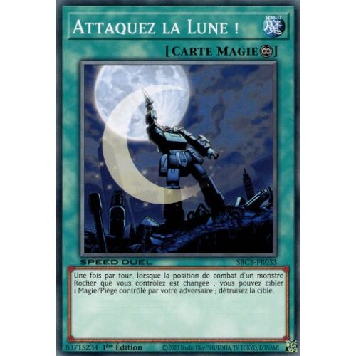 Carte Yu-Gi-Oh : Attaquez La Lune! Speed Duel Sbcb-Fr033