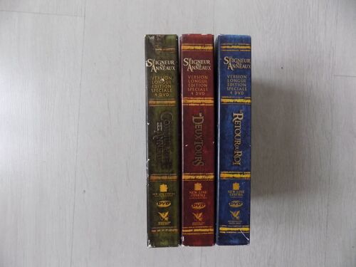 Le Seigneur Des Anneaux Tome 1-2-3 Version Longue 12 Dvd .