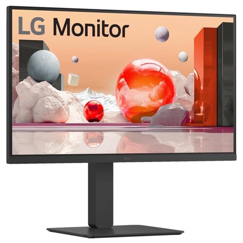 LG 27BA65QB-B - Écran LED - 27" - 2560 x 1440 WQHD @ 100 Hz - IPS - 350 cd/m² - 1000:1 - HDR10 - 5 ms - HDMI, DisplayPort, USB-C - haut-parleurs