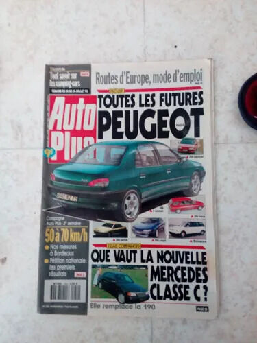 Auto Plus 254 De 1993 Ford Maverick Td Glx,Mitsubishi Pajero Gls Td,Les Plus Belles Renault,Mercedes C180 Classique,Citroen Ax 11 Caban,Fiat Cinquecento Clim,