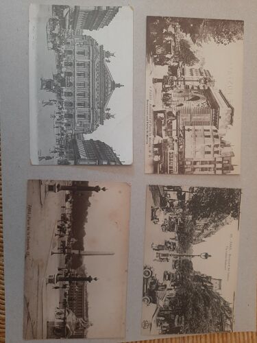 Lot De 4 Cartes Postales Anciennes Paris Dont 1 Offerte !