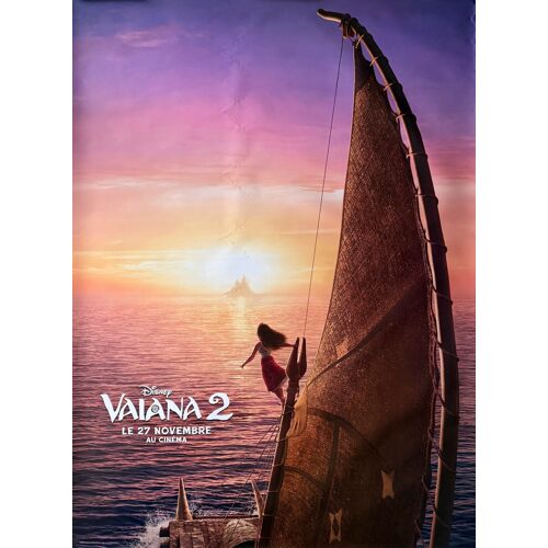 Affiche / Poster Cinéma Originale Envoi Roulé - Vaiana 2 (Moana 2) - 2025 - Disney - 120x160cm