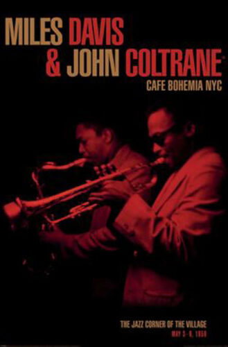 Affiche / Poster - Miles Davis And John Coltrane - Cafe Bohemia - 61x91,5cm