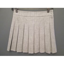 Jupe Plissée Grise Stradivarius Taille S