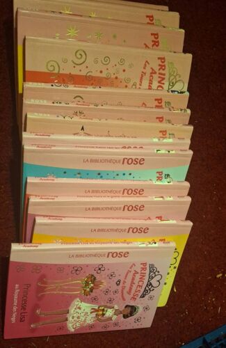 Lot De 13 Tomes Princess Academy Bibliothèque Rose