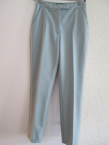 Pantalon De Tailleur Vert Zara Taille S
