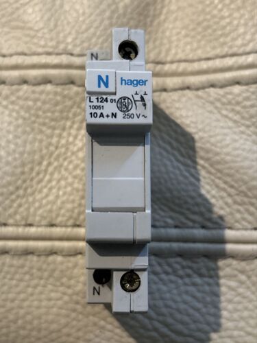 COUPE CIRCUIT PORTE-FUSIBLE HAGER 10 A-N 250v