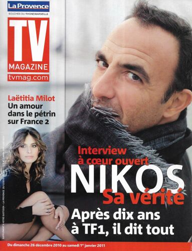 Tv Magazine N°20653 25/12/2010 Nikos Aliagas/ Laëtitia Milot/ Stars À L'Assaut Du Mont-Blanc