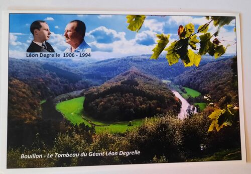 Carte Postale Du Tombeau De Léon Degrelle