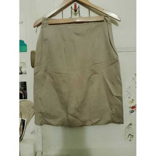 Jupe Beige 34 Xs Vintage Années 90 Promod.