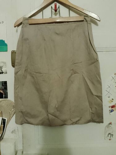 Jupe Beige 34 Xs Vintage Années 90 Promod.