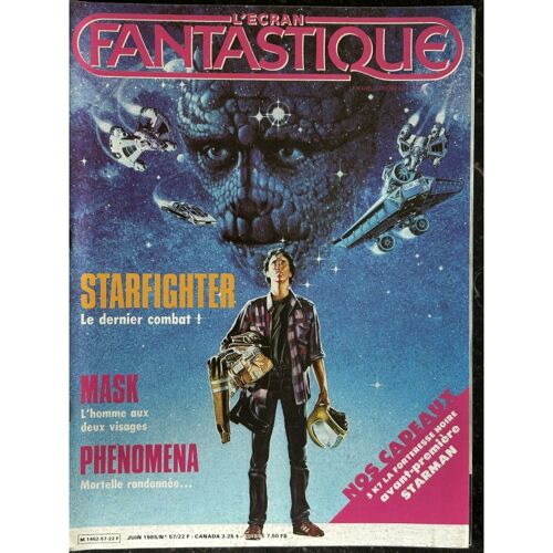 L'écran Fantastique N° 57 - 1985 - Starfighter Mask Phenomena 2084 Rider Haggard She