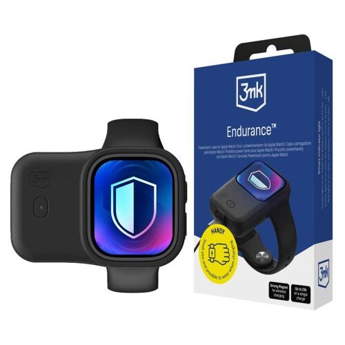 3mk Endurance Boîtier De Chargement Noir Pour Apple Watch 40 Mm/41 Mm