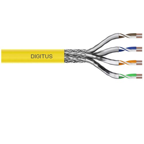 Digitus DK-1743-A-VH-1 câble de réseau Jaune 100 m Cat7a S/FTP (S-STP)