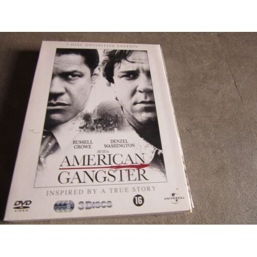 3 Dvd American Gangster 3 Disc Definitive Edition ( Limited Russell Crowe Denzel Washington Universal 2008 Ref 5050582577518