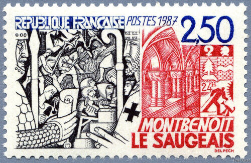 Montbenoît "Capitale De La République" Du Saugeais Année 1987 N° 2495 Yvert Et Tellier Luxe