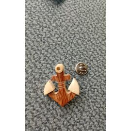 Pin'S Ancre Marine Bateau En Bois Ref 3801