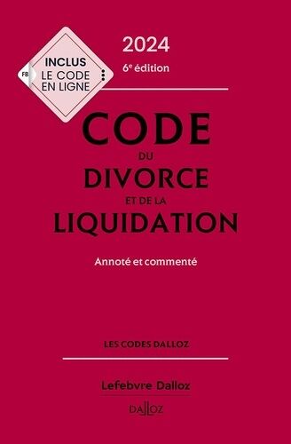 Code Du Divorce Et De La Liquidation