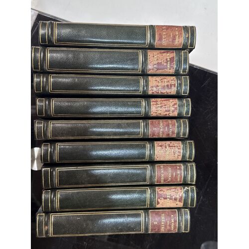 Alfred De Vigny, Édition De Lagrave, Stylo, Daphné, Servitude Et Grandeur Militaire, Poésie 5 Mars Journal D’Un Poète Théâtre 9 Volumes 