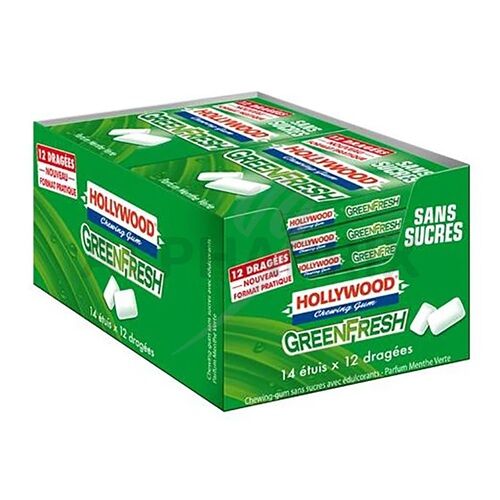 Bonbons Chewing-Gum Hollywood Boîte De 14 Paquets