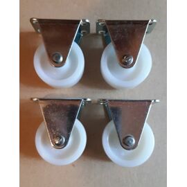 x4 roulettes unidirectionnelles 40mm