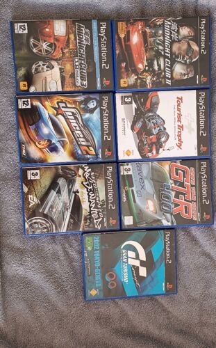 Lot Jeux De Courses / Ps2